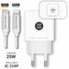 art_tot-car20tec2265_2 Cargador de Pared Ultra Rápido 25W PD con USB-C y Cable Lightning - Blanco