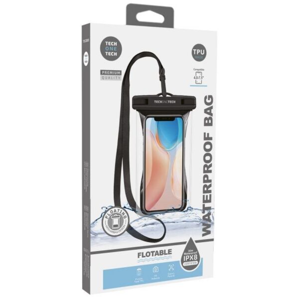 art_tot-funda20tec2855_2 Funda Impermeable Flotante para Smartphone - Protección IPX8 hasta 7.5"
