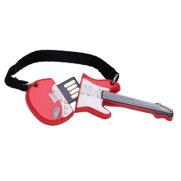 Pendrive 32GB Tech One Guitarra - USB 2.0 con Lanyard