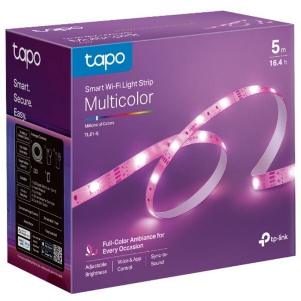 art_tpl-led20tapo20tl61-5_2 Tira LED TP-Link Tapo TL61-5 - 5m/13.5W - WiFi Multicolor