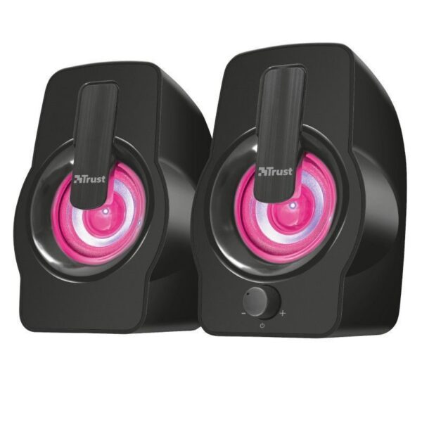Altavoces Trust Gemi RGB 12W 2.0 con Iluminación LED