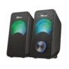 Altavoces Trust Arys RGB 12W 2.0 - Sonido Potente y LED RGB