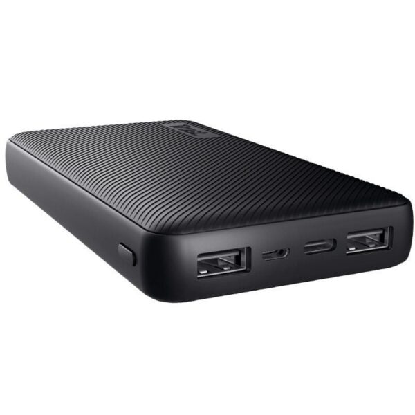 art_tru-bat20primo201500020bk_1-1 Powerbank 15000mAh Trust Primo - Carga Rápida 15W - Negro
