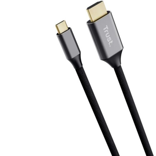Cable USB-C a HDMI 4K 2m - Trust Calyx - Conexión Ultra HD para TV y Monitor