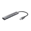 Hub USB-C Trust Halyx - 4 Puertos USB-A 5Gbps, Aluminio, Ultracompacto