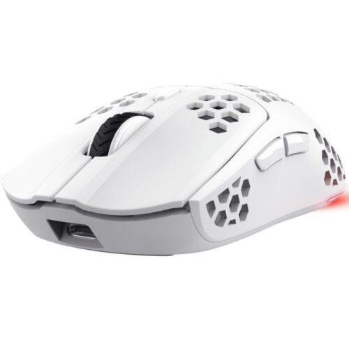 Ratón Gaming Inalámbrico Trust GXT 929 Helox - 4800 DPI - Batería Recargable - Blanco