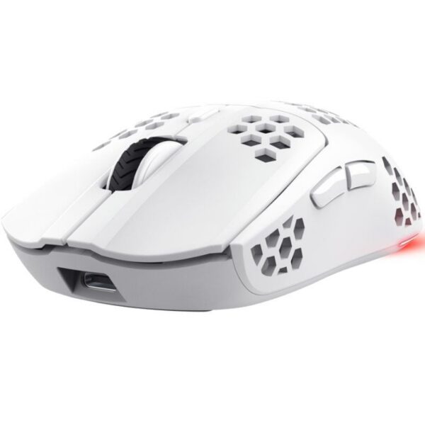Ratón Gaming Inalámbrico Trust GXT 929 Helox - 4800 DPI - Batería Recargable - Blanco