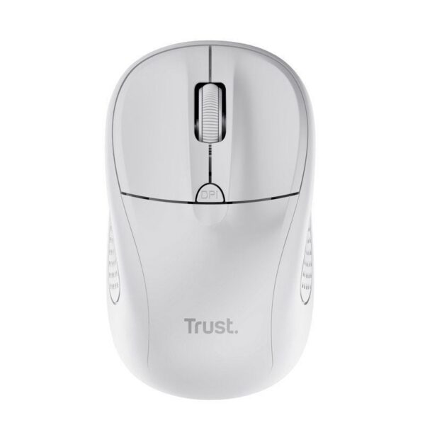 Ratón Inalámbrico Mini Trust Primo - 1600 DPI - Blanco Mate