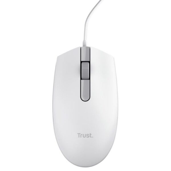 Ratón Trust TM-101 Blanco - 1200 DPI - USB 2.0 - Ambidextro