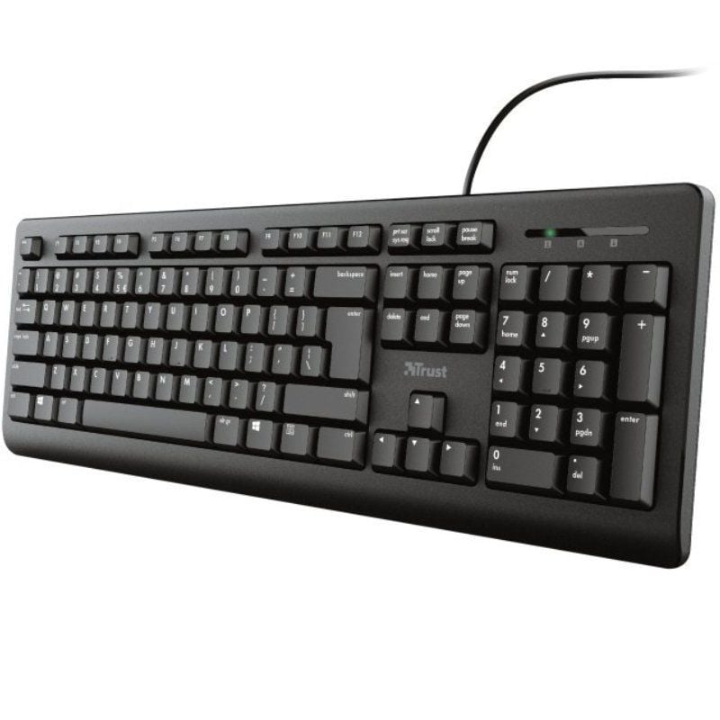 Teclado Trust TK-150 Silent: Silencioso, Resistente y Cómodo