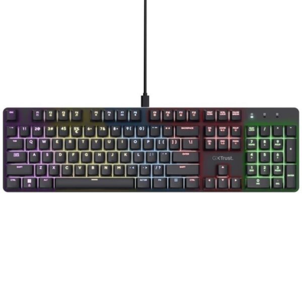 Teclado Gaming Mecánico Trust GXT 871 Zora - RGB 16.8M + Huano