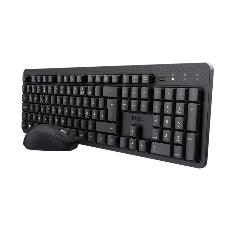 Teclado y Ratón Inalámbricos Trust TKM-360 - Silencioso y Cómodo