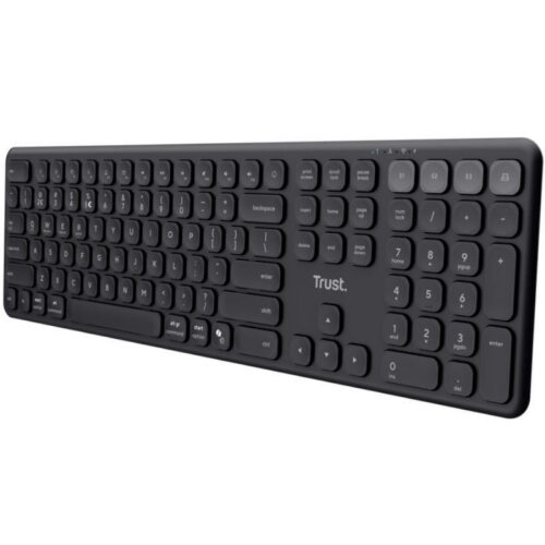 art_tru-tec20vaiya20bk_1-1 Teclado Inalámbrico Bluetooth Trust Vaiya - Multidispositivo y Compacto