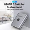 art_ven-adp20afuh0_2 Switch HDMI 4K 2.0 Bidireccional Vention AFUH0 - 3 Puertos