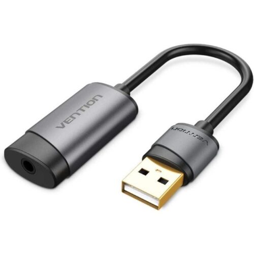 Tarjeta de Sonido USB 3.5mm Macho - Hembra, Conexión de Alta Calidad