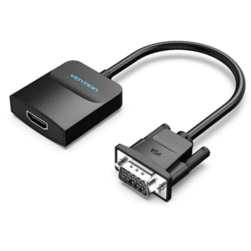 Convertidor VGA a HDMI 1080p - Adaptador de Señal Plug & Play