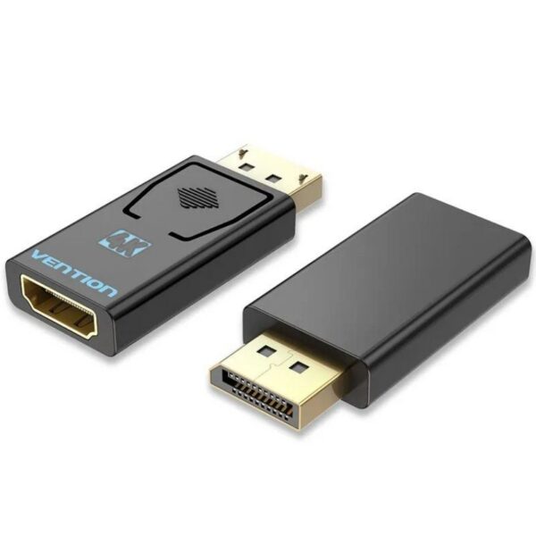 art_ven-adp20hbmb0_1-1 Adaptador DisplayPort a HDMI Vention - 1080P 60Hz, Chapado en Oro, Compatibilidad Universal