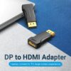 art_ven-adp20hbob0_2 Adaptador DisplayPort a HDMI - 1080p@60Hz - Chapado en Oro