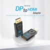 Adaptador HDMI 4K Vention - DisplayPort Macho a HDMI Hembra