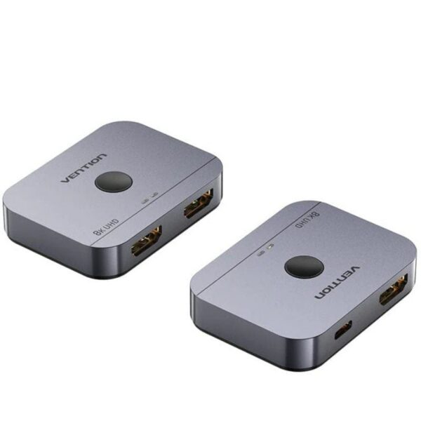 Switch HDMI 8K 2.1 Bidireccional Vention - 2 Puertos USB-C/HDMI