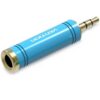 art_ven-adp20vab-s04-l_1-1 Adaptador de Audio 3.5mm a 6.5mm - Conector de Alta Fidelidad con Chapado en Oro 24K