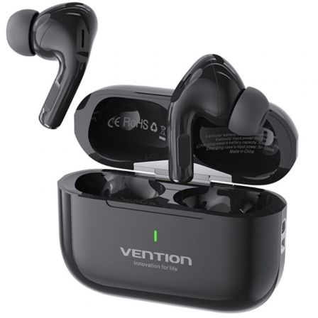 art_ven-aur20echo20lite20e1120bk_1 Auriculares Bluetooth Vention Echo Lite E11 - 6h Autonomía + Estuche de Carga - Negro