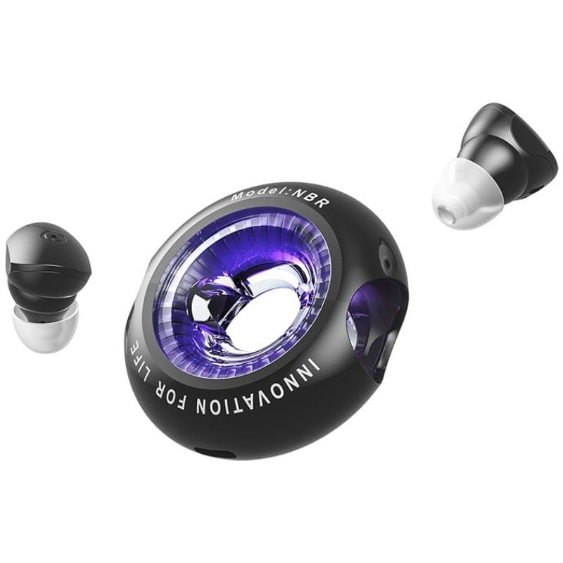 Auriculares Bluetooth Vention NBRB0 con Estuche de Carga - 6h Autonomía - Negro