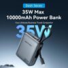 Powerbank Vention 10000mAh 35W - Carga Rápida y Portátil