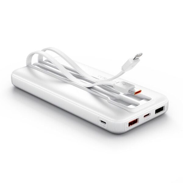 art_ven-bat20fhow0_2 Powerbank Vention 10000mAh - 22.5W - Blanco - Incluye Cables USB-C y Lightning