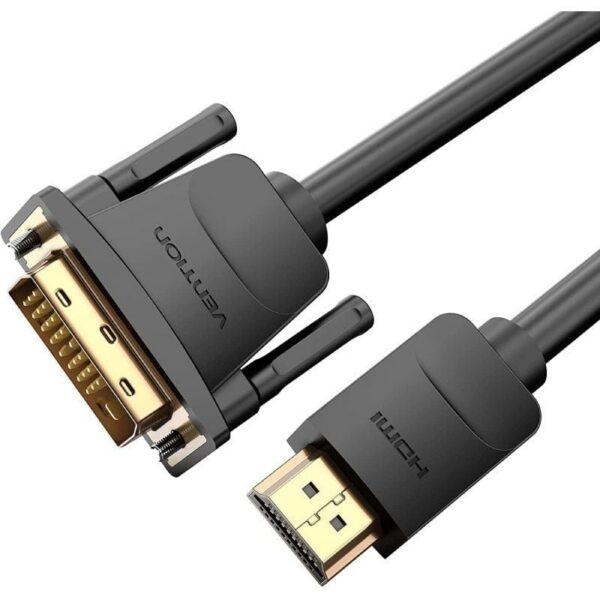 Cable Conversor DVI-D a HDMI Vention 5m - Full HD y Apantallado