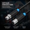 Cable Estéreo XLR Macho-Hembra Vention 5m - Calidad Profesional