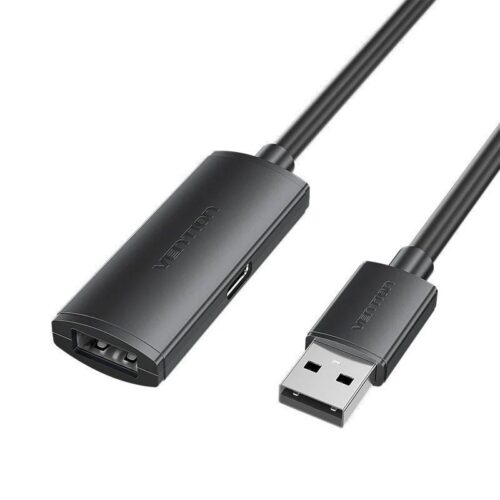 Cable Alargador USB 2.0 Vention 5m - 480Mbps, Conexión Estable y Duradera