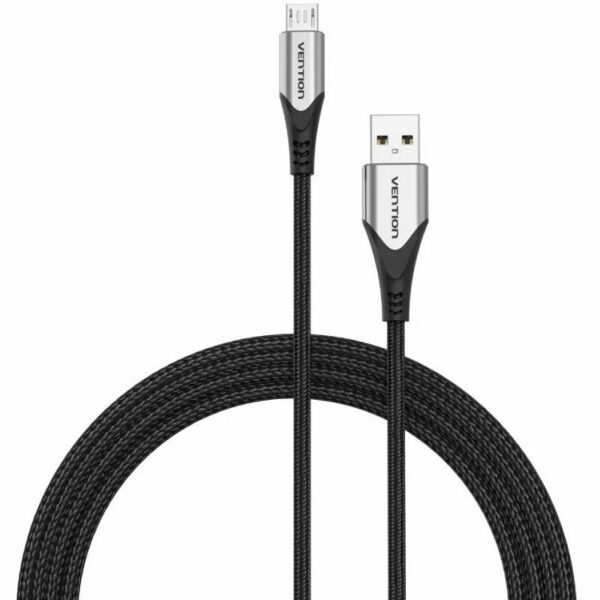 art_ven-cab20coahh_2 Cable USB 2.0 Reversible Vention - Carga Rápida 3A, 480Mbps, 2m - Gris