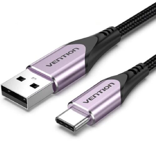 art_ven-cab20codvh_1-1 Cable USB 2.0 Tipo-C Vention CODVH/ USB Tipo-C Macho - USB Macho/ 480Mbps/ 2m/ Purpura