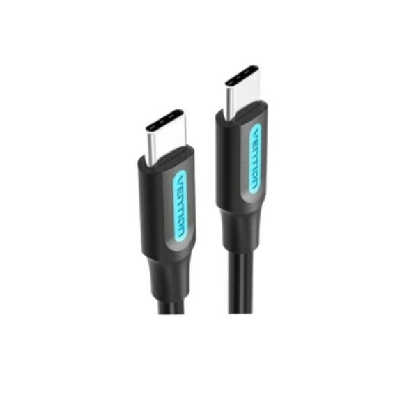Cable USB-C a USB-C Vention COSBF - 1m, 60W, 480Mbps - Negro