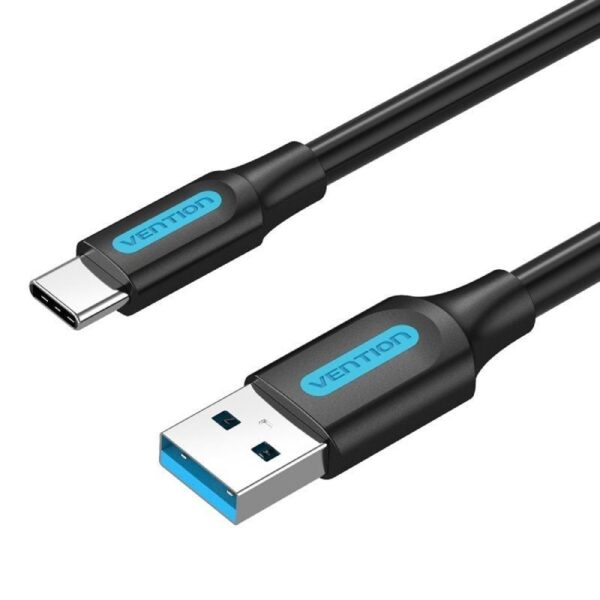 Cable USB 3.0 Tipo-C Vention - 1.5m, 60W, 5Gbps - Negro