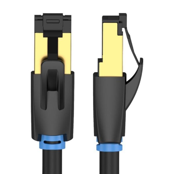 Cable Ethernet Vention Cat.8 RJ45 2m - 40Gbps, Negro