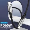art_ven-cab20tadhg_2 Cable USB-C a USB-C Vention TADHG - 1.5m, 60W, 480Mbps - Gris