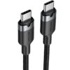 art_ven-cab20trdbh_2 Cable USB-C a USB-C 2.0 Vention 2m - 60W, 3A, 480Mbps - Negro