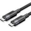 art_ven-cab20trgbh_1 Cable USB 3.2 Tipo-C Vention TRGBH - 2m, 100W, 10Gbps - Negro