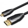 Cable HDMI Macho a Micro HDMI, 1m - Vention VAA-D03-B100