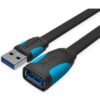 Cable Alargador USB 3.0 Vention 2m - 5Gbps - Extensión USB Macho-Hembra