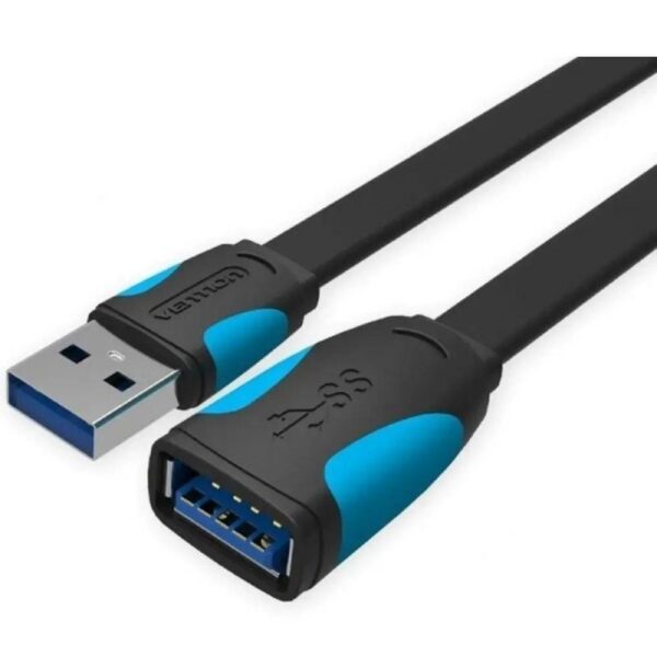 Cable Alargador USB 3.0 Vention 2m - 5Gbps - Extensión USB Macho-Hembra