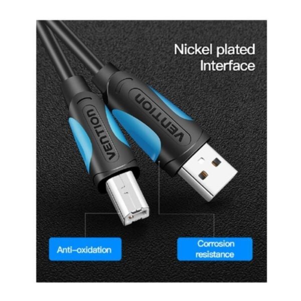 Cable USB 2.0 para Impresoras - 5m, Tipo B Macho, 480Mbps