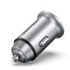 Cargador de Coche Rápido Vention FFBH0 - 20W USB-C + USB