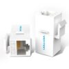 Conector RJ45 Vention IPGW0-5 Cat6 UTP - 5 Unidades (Blanco)