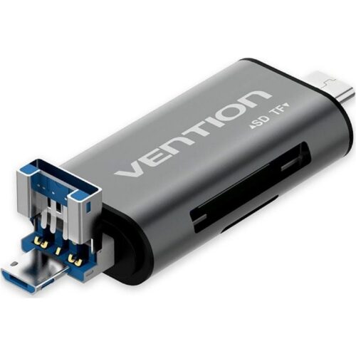 art_ven-cr20cchh0_1-1 Lector de Tarjetas USB 3.0 Vention - Compatible con SD, microSD y más
