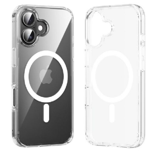 art_ven-funda20kugt0-40_1-1 Funda Dura Transparente con MagSafe para iPhone 16 Pro Max - Protección 360° y Carga Inalámbrica