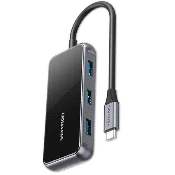 Hub USB-C Vention 5 en 1 con Carga Rápida PD 87W - 5Gbps