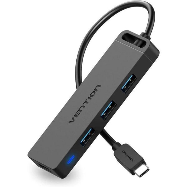 art_ven-hub20tgkbf_2 Hub USB Tipo-C Vention TGKBF - 4xUSB + 1xMicroUSB PD - 1m